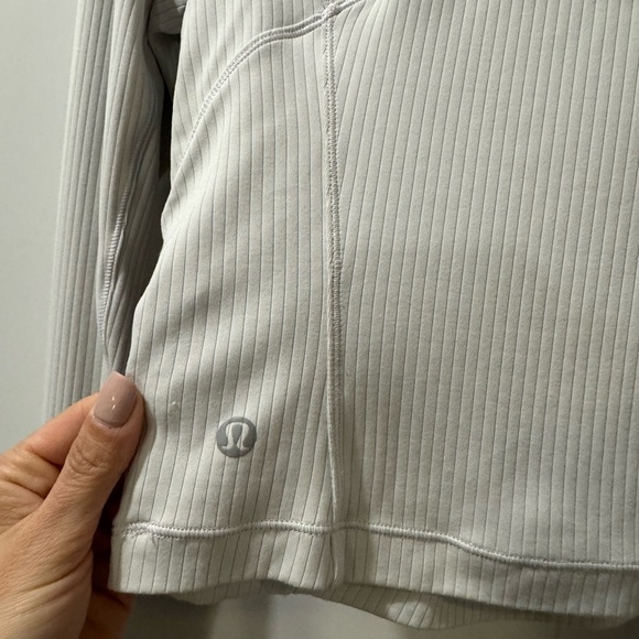 Lululemon Ribbed Cropped Half Zip - Picture 5 of 6